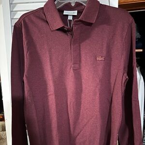 Long sleeve Lacoste polo